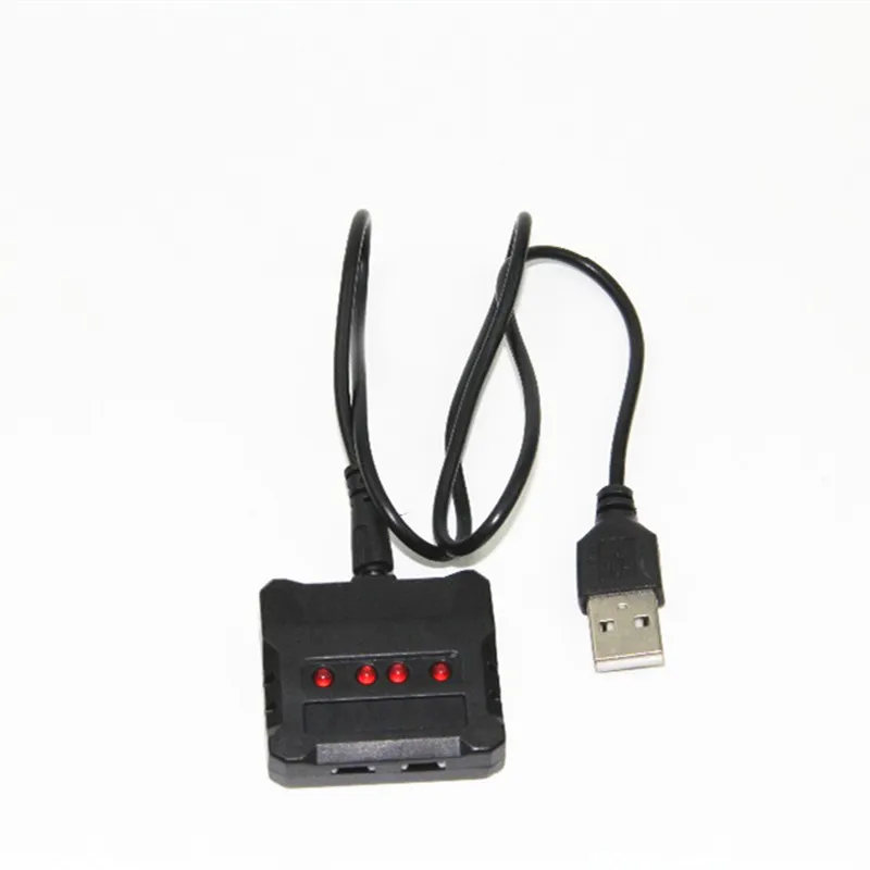 Зарядное устройство USB WLtoys 1 в 4, устройство для зарядки аккумуляторов Lipo с 4 портами для Hubsan X4 H107L H107C Syma X5C X5SW RC Quadcopter Зарядное устройство USB WLtoys 1 в 4, устройство для зарядки аккумуляторов Lipo с 4 портами для Hubsan X4 H107L H107C Syma X5C X5SW RC Quadcopter