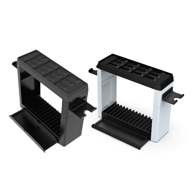 

For Switch OLED Base Bracket Tower Game Card Disc Storage Multi-function Organizer Dock Controller Holder Stand Portable