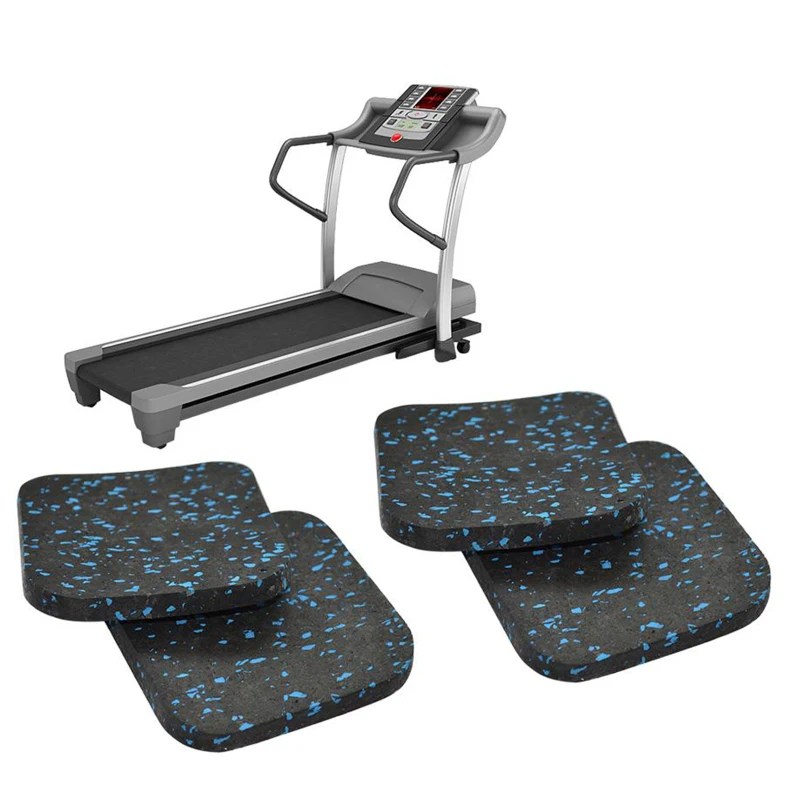 

New 4PC Home Fitness Yoga Mat Sound-proof Treadmill Mat Sound Insulation Cushion Thickened Home Fitness Equipment Accessories