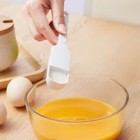 1pcs household durable multi purpose measuring spoons with scale baking accessories removable slide cover kitchen gadgets
