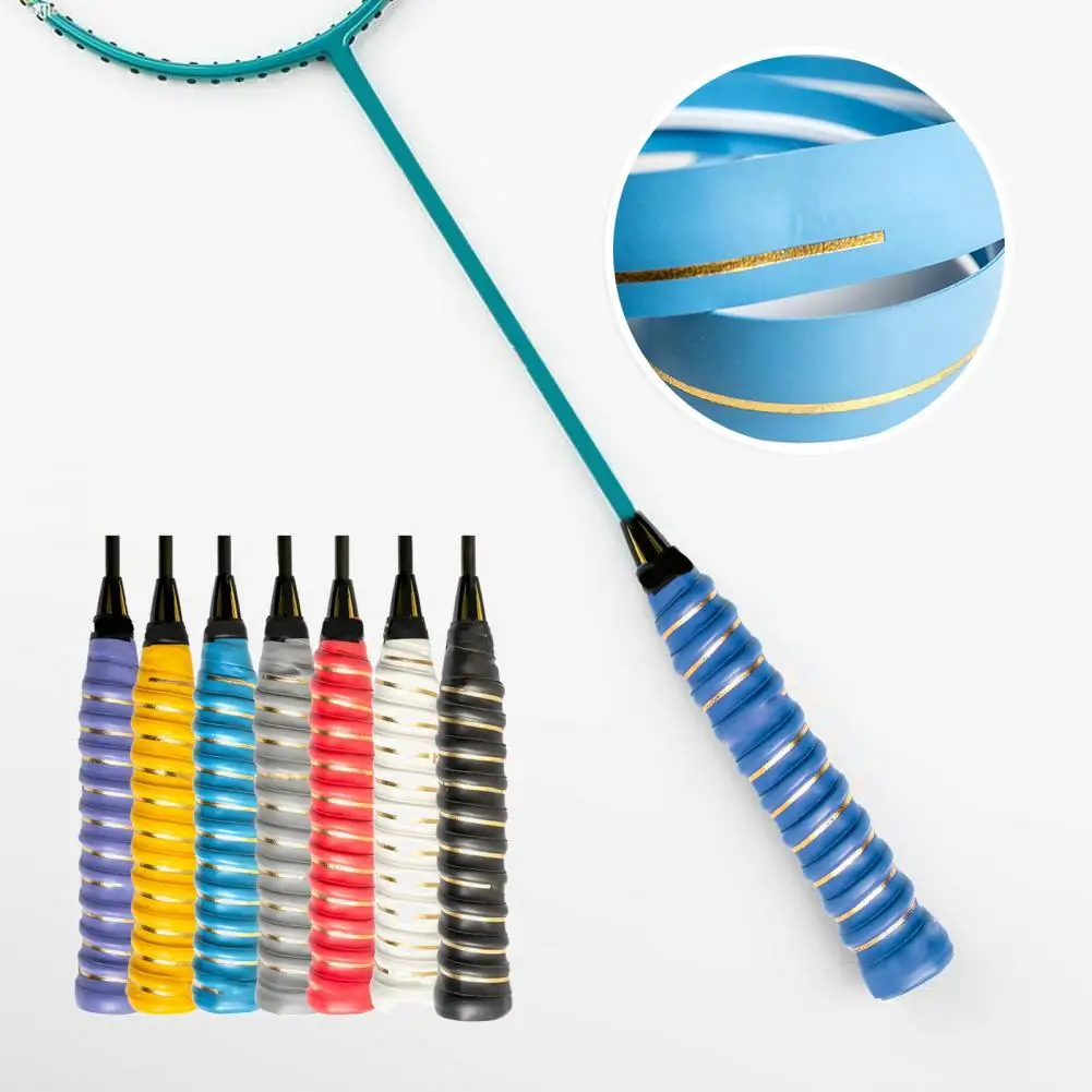 

Нескользящая поглощающая впитывающая пот полиуретановая рыболовная удочка Противоударная липкая рукоятка для ракетки для тенниса