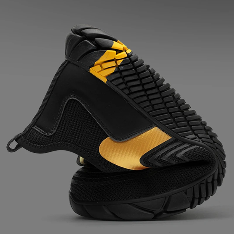 

Work Safety Shoes Men Steel Toe Cap Work Shoes Lightweight Breathable Soft Comfortable Anti-smashing Puncture Proof Construction