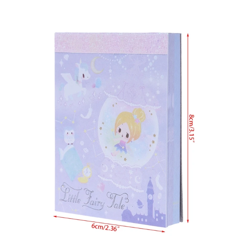 Mermaid Cartoon Sticky Notes Memo Pad Planner Stickers Notebook Stationery Gift | Канцтовары для офиса и дома