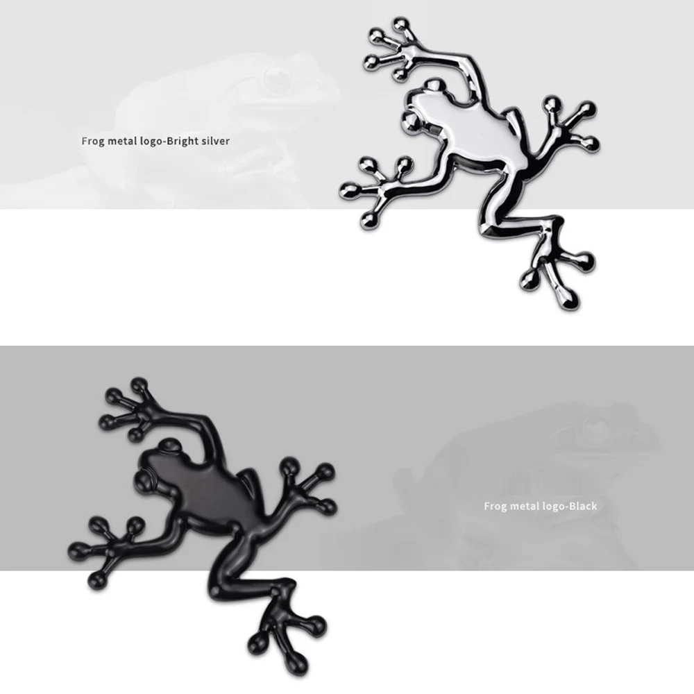 DSYCAR 1 шт. модные 3D металлические украшения для автомобиля металлическая лягушка