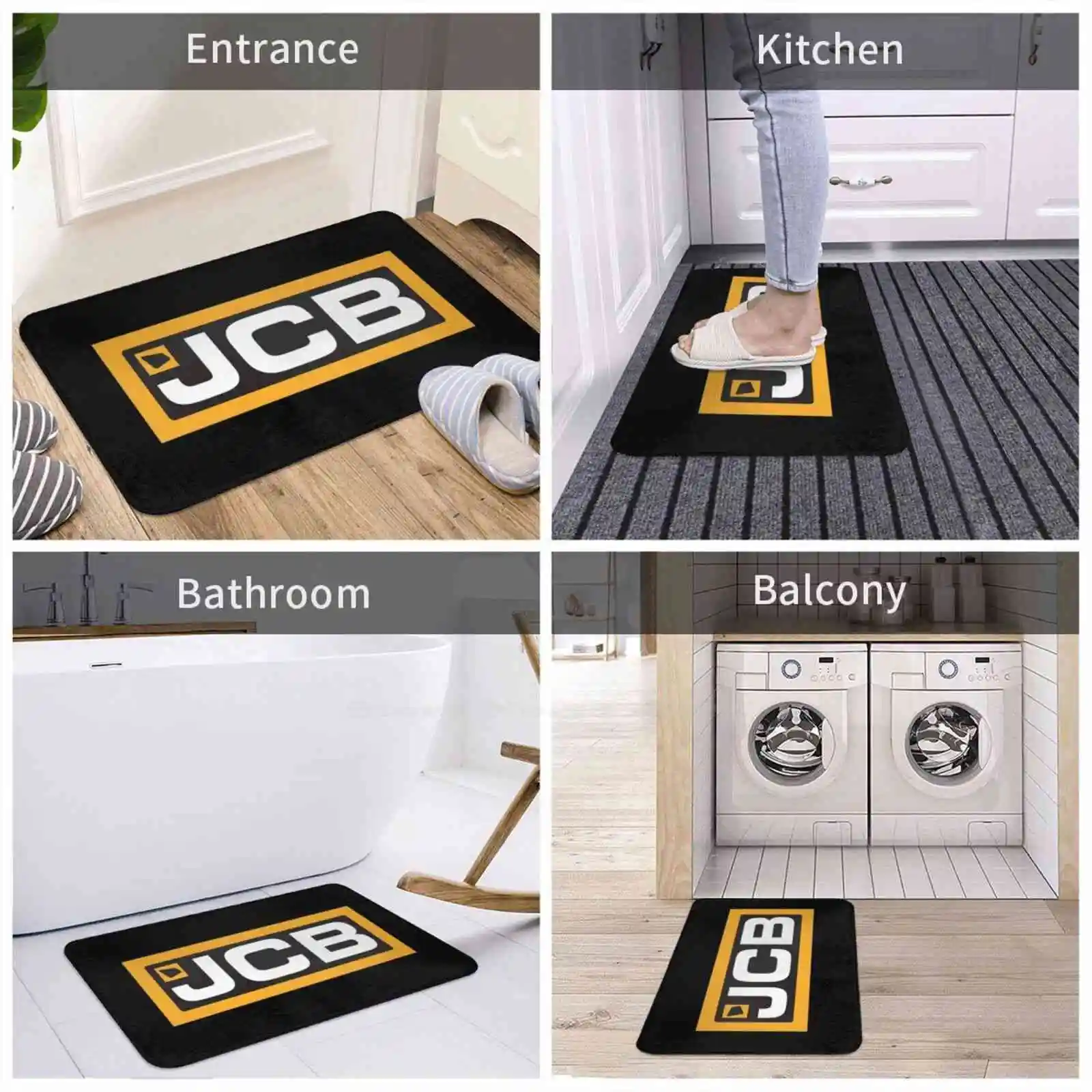 Коврик для двери с логотипом Jcb коврик ног домашний J сельскохозяйственный John