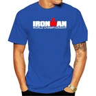 2021 модная футболка для отдыха из 100% хлопка, новая футболка IRONMAN для триатлона, с логотипом для событий, мужская, черная, размеры от S до 3XL