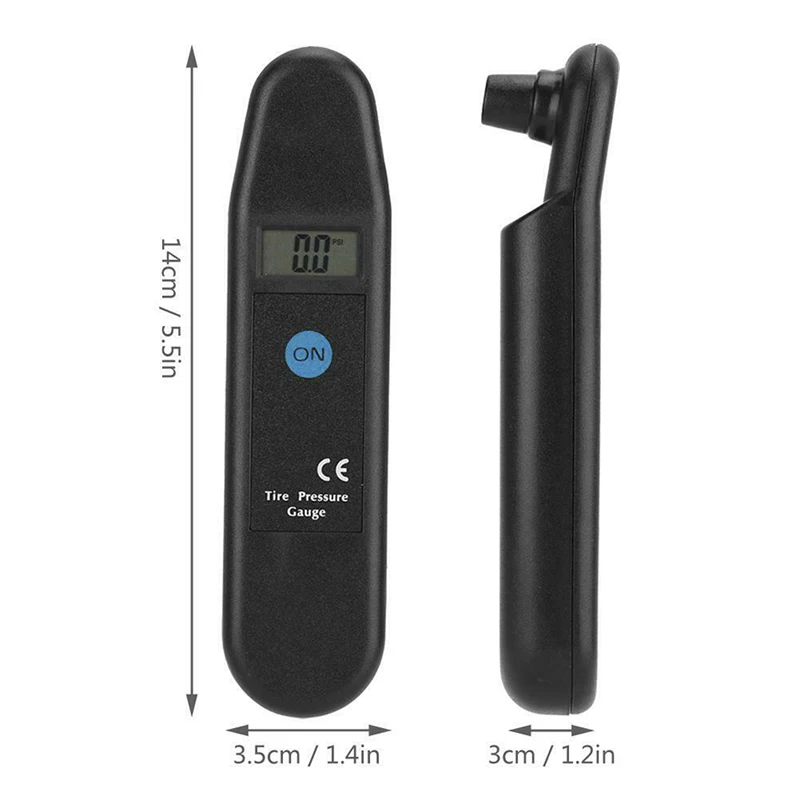 

TG101 LCD Barometers Tester High Precision for Car Truck Digital Car Truck Tire Tyre Air Pressure Gauge Meter Manometer