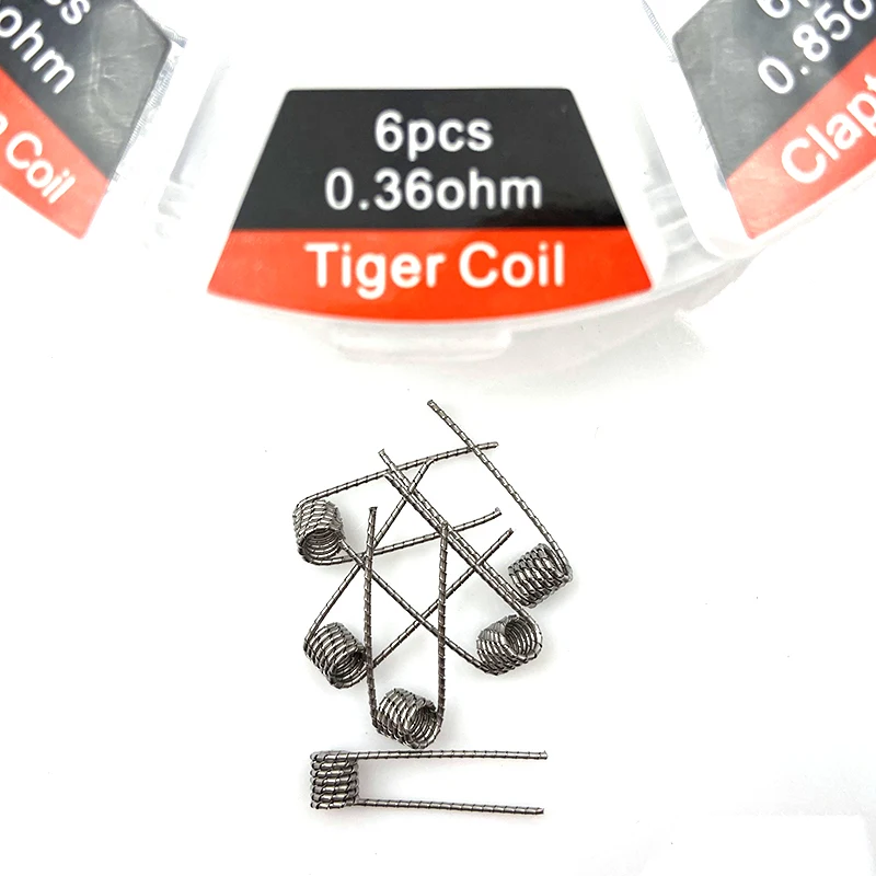 Предварительно обработанная Катушка 8 видов стилей Fused Alien Clapton Hive Quad Twisted Wire с
