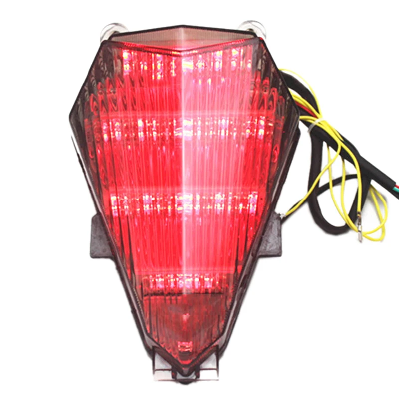 Задние тормоза поворотники Интегрированный Светодиодный свет дым для Yamaha Yzf R6 2006