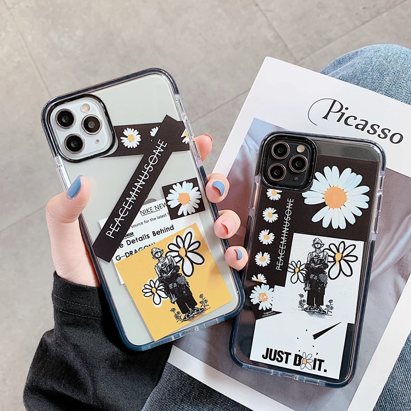 Корейский бренд G dragon Peaceminusone модный цветок для iPhone 11pro xs max xr x 10 8 7 plus Чехол