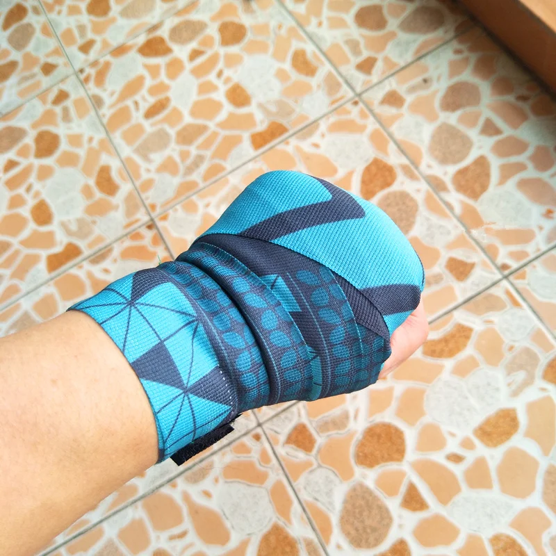 CSGO-guantes deportivos CS Go, protectores de manos para tiro de Pandora, para montar, carnicero, Overprint, Phantom blue, cosplay de calavera-1
