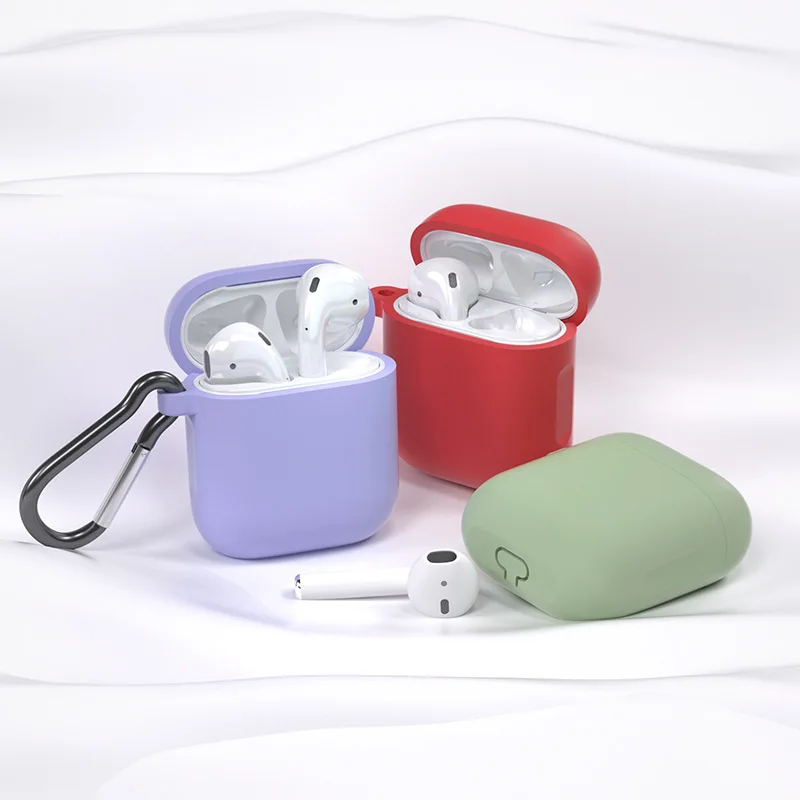 

For Airpods 1st Protective Cover for Apple 2nd Generation Bluetooth Airpods2 Headset Cover Charging Box Silicone Case