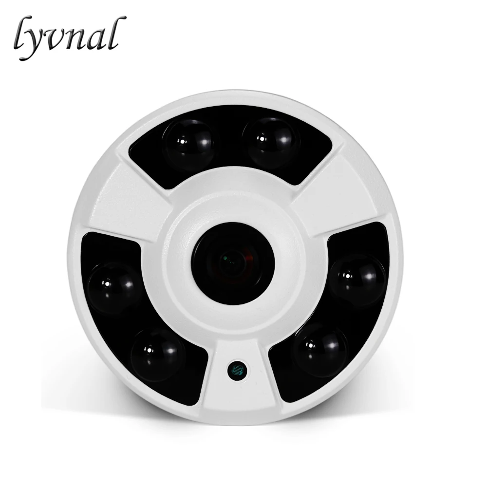 LYVNAL рыбий глаз ip камера wifi ip камера полный обзор широкий угол 180 градусов 1080P ip камера P2P Onvif камера безопасности ip 720p