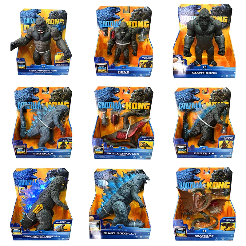 

Godzilla Vs Kong Toys for Boys of The Monsters Super Large Luminous Vocal Pvc Action Figure Model Collectible Gift