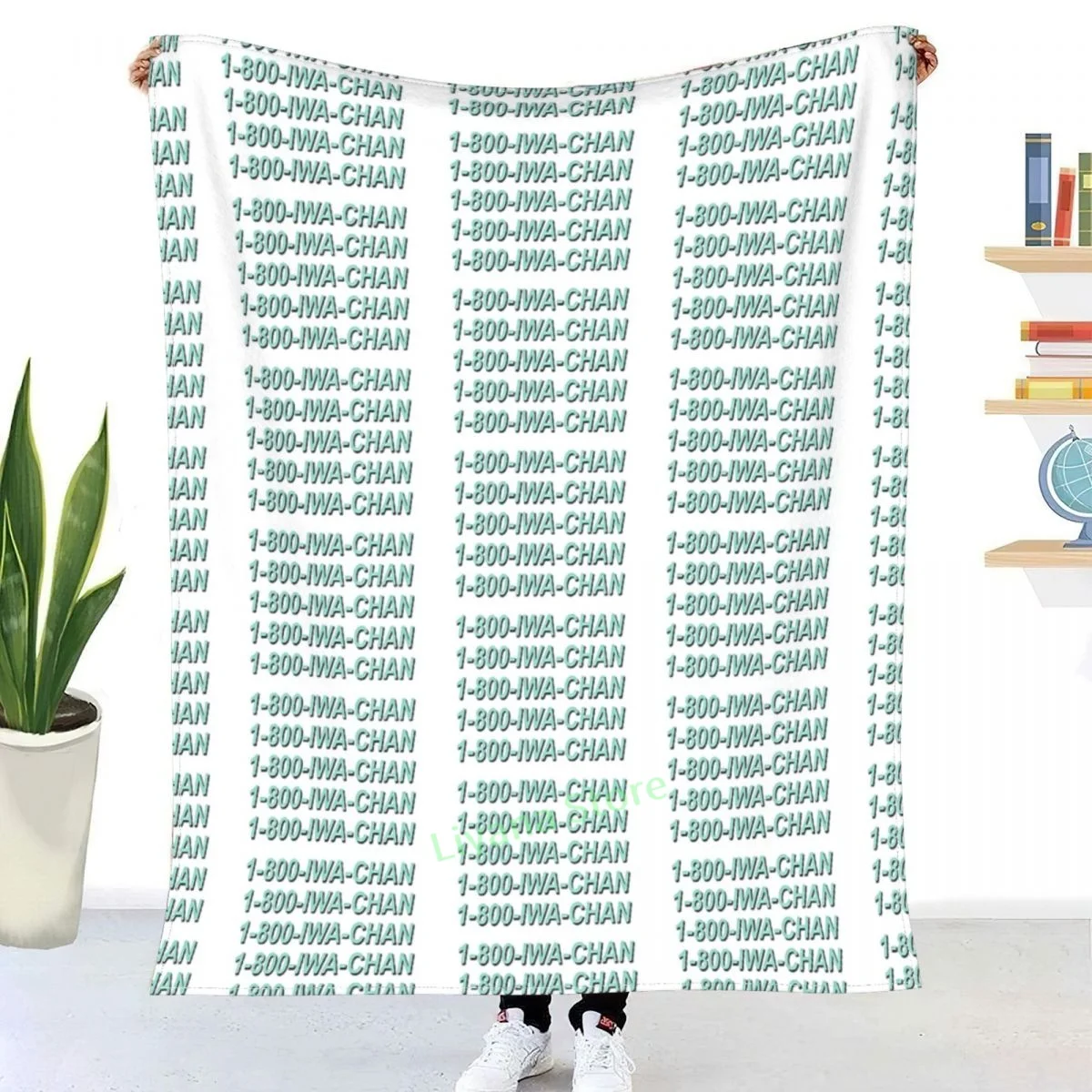 

Iwa-chan; Haikyuu Iwaizumi Throw Blanket 3D printed sofa bedroom decorative blanket children adult Christmas gift