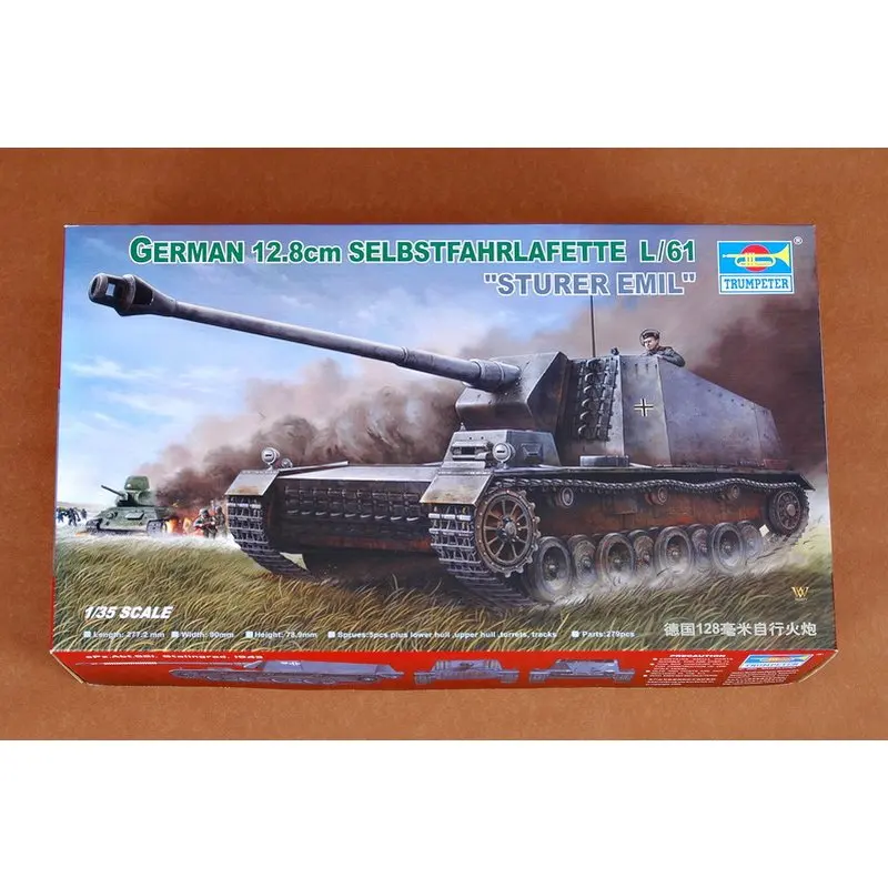Модель Trumpeter L/61 немецкая 12 8 см|Наборы для сборки моделей| |