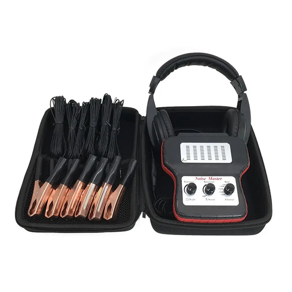 Car Electronic Stethoscope Repairs Tool Multi-Channel Automotive Noise Finder Noise Detection Diagnostic Tool