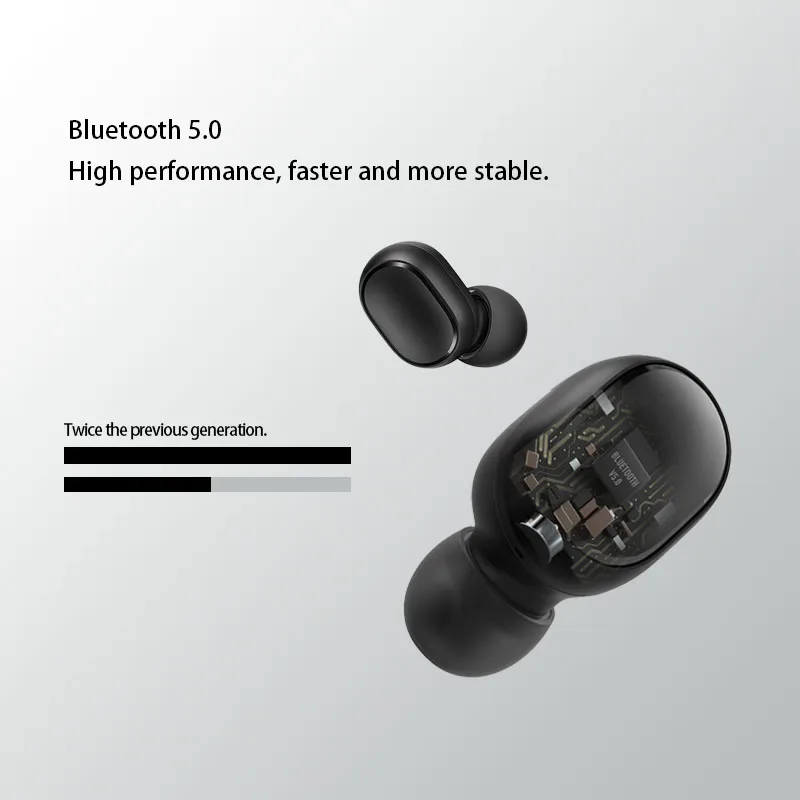 

60pcs/lot Xiaomi Earphone AirDots s Original Redmi AirDots 2 Wireless Bluetooth Earphones Air2 SE Mi Earbuds With Mic Handsfree