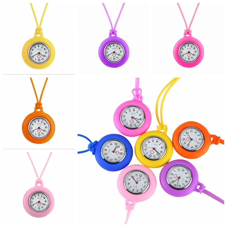 Многоцветные силиконовые наручные часы унисекс медсестры с арабскими цифрами |