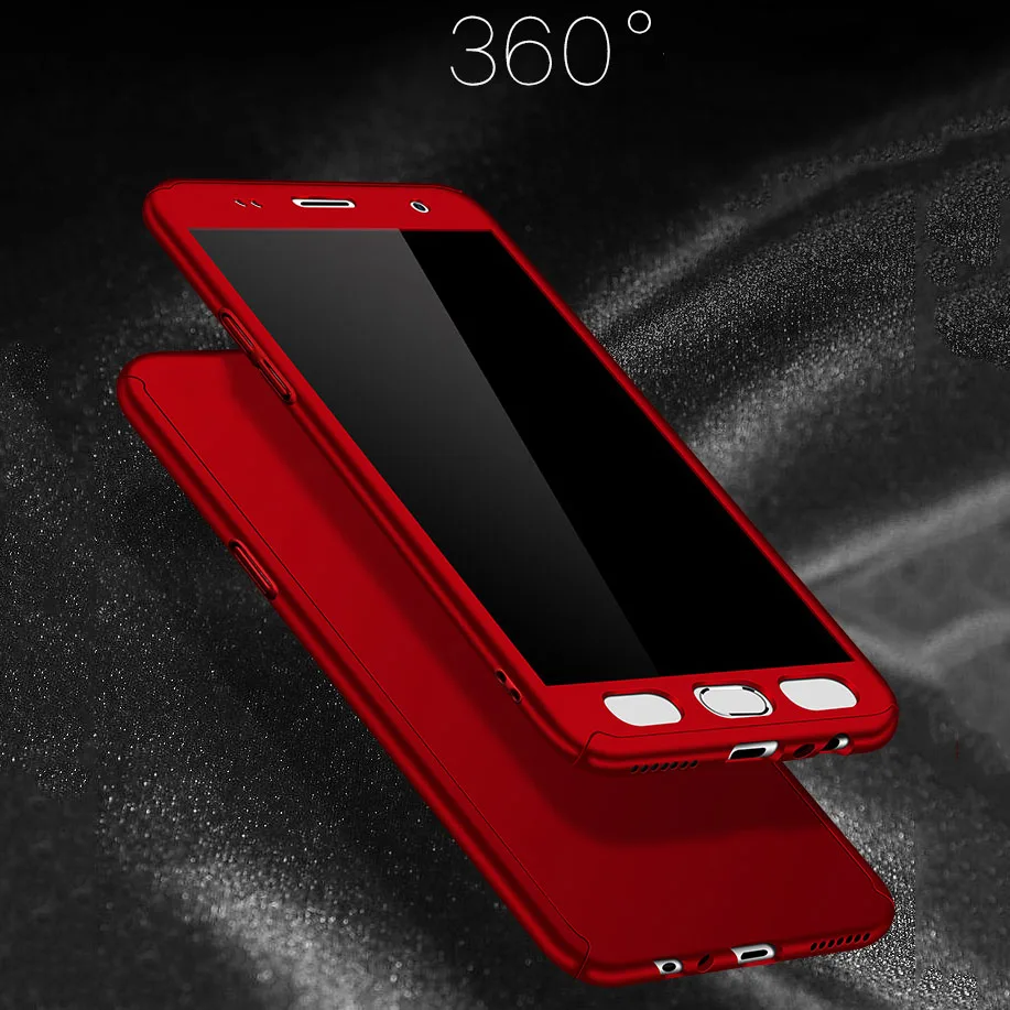360 Полное покрытие ПК Жесткий Чехол для samsung Galaxy A70 A60 A50 A40 A30 A20 A10 A9 A7 A8 M30 M20 S7 S6 S5 обратите внимание на возраст 3, 4, 5, чехол с Стекло