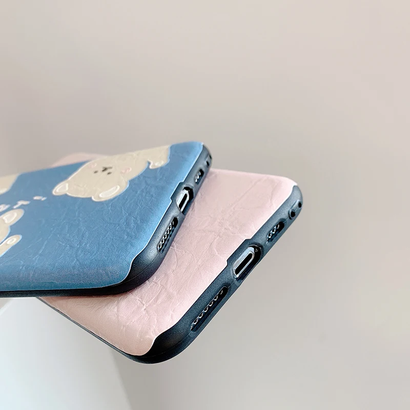 Чехлы с шелковой текстурой для huawei P20 P30 Lite Mate20 30Pro милый медведь девочка мягкий чехол для huawei Nova 3 4 5 5i Honor 10 8X 9x 20Pro