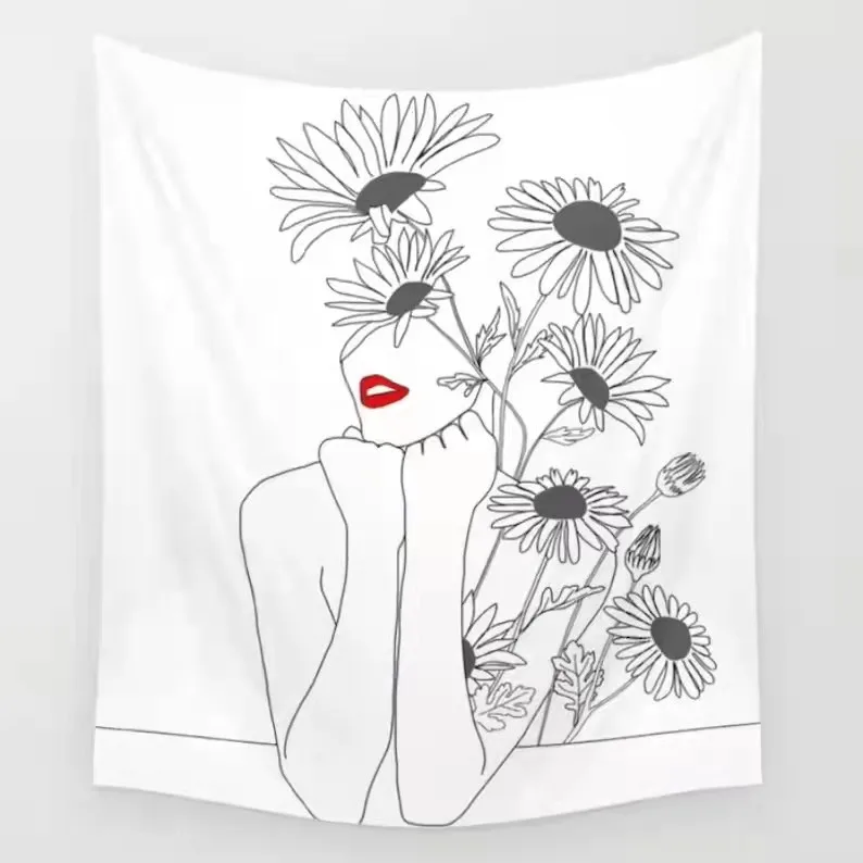 Гобелен настенный гобелен богемный декор макраме психоделический хиппи