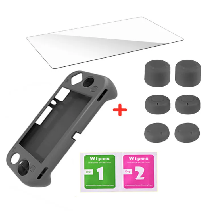 Защитный Мягкий силиконовый резиновый чехол + закаленное защитное стекло