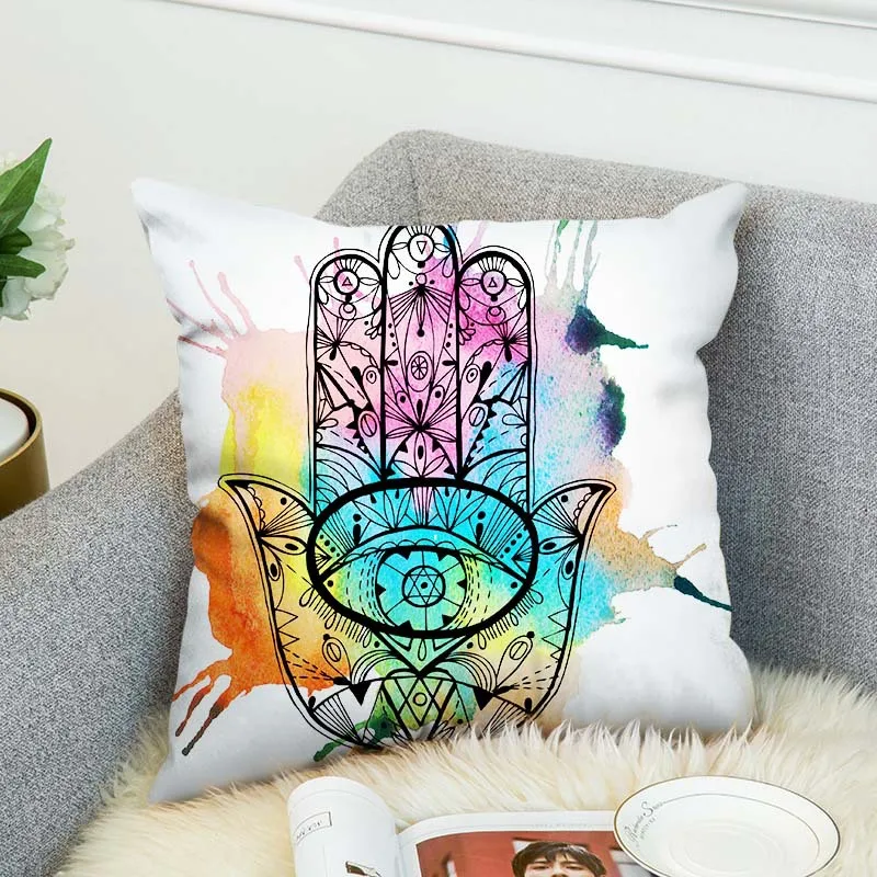 Двусторонний чехол для подушки 45 х45 см | Дом и сад