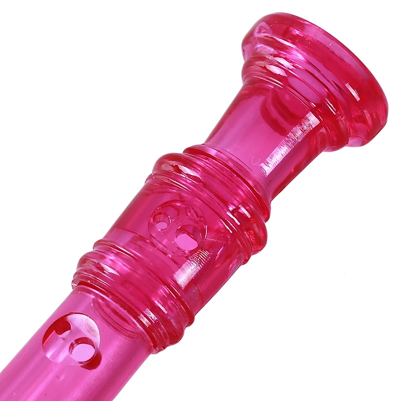 

6-Hole Mini Long Whistle Children Early Education TransparentCreative Baby Playing Musical Instruments Music Toy Gift