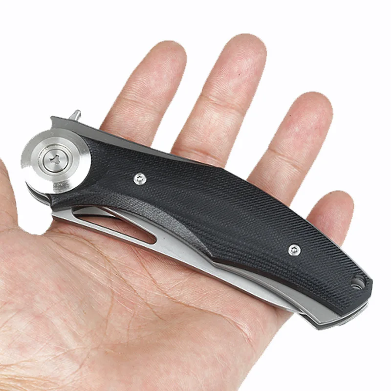 

Складной нож TL-KHA, Тактический Многофункциональный карманный Клинок с лезвием D2, рукояткой G10, для ежедневного использования, охоты, туризма