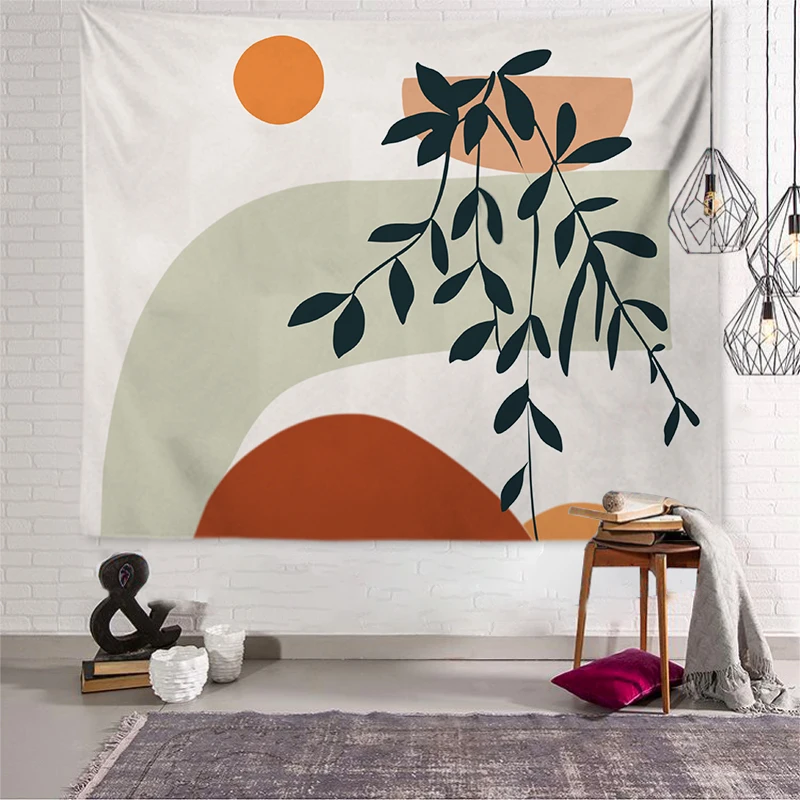 Радужный гобелен настенный в скандинавском стиле для гостиной домашний декор