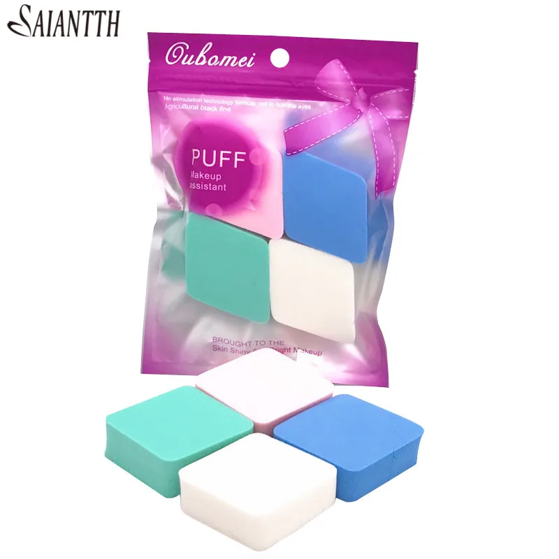 SAIANTTH влажная сухая Алмазная губка для удаления слоеного макияжа косметическая с