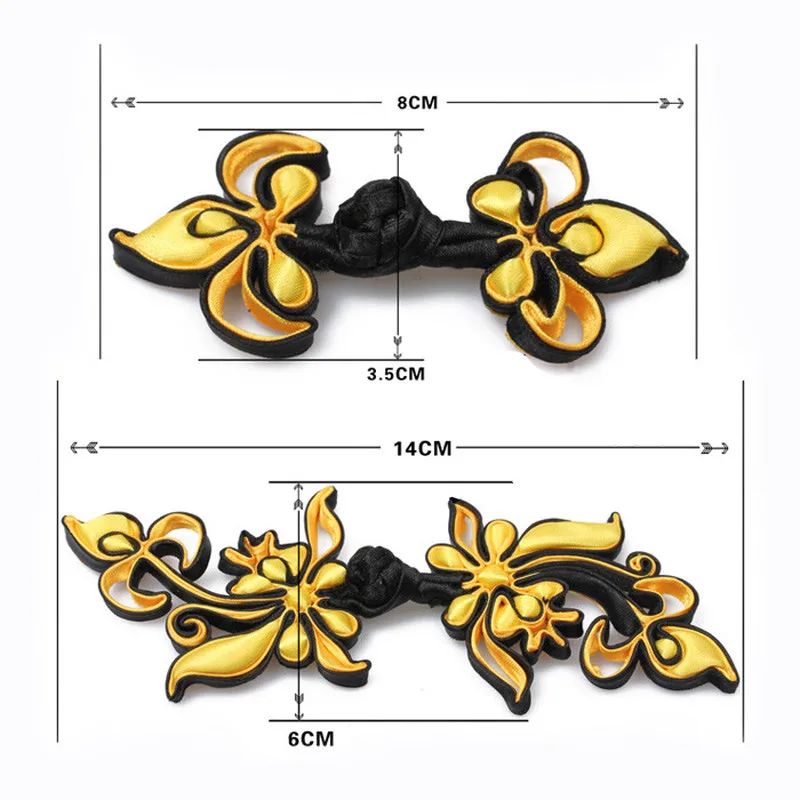 1 пара застежки пуговицы ручной работы в китайском стиле|Пуговицы| |