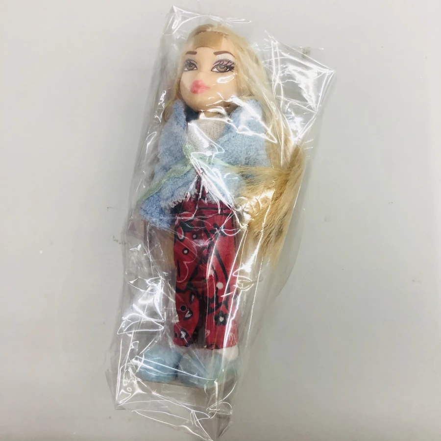 12 см оригинальная модная фигурка, оригинальная милая маленькая Пижама BratzDoll, красивая одежда для девочек, светлые волосы, лучший подарок для ребенка