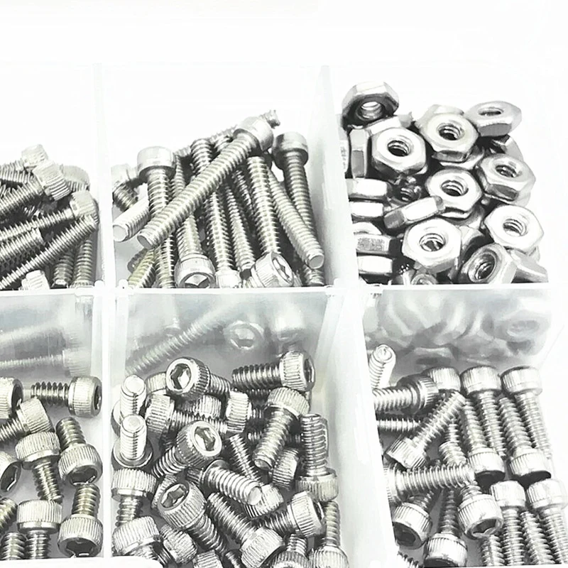 

280 Pieces 4-40 Stainless Steel Hex Socket Head Cap Screws