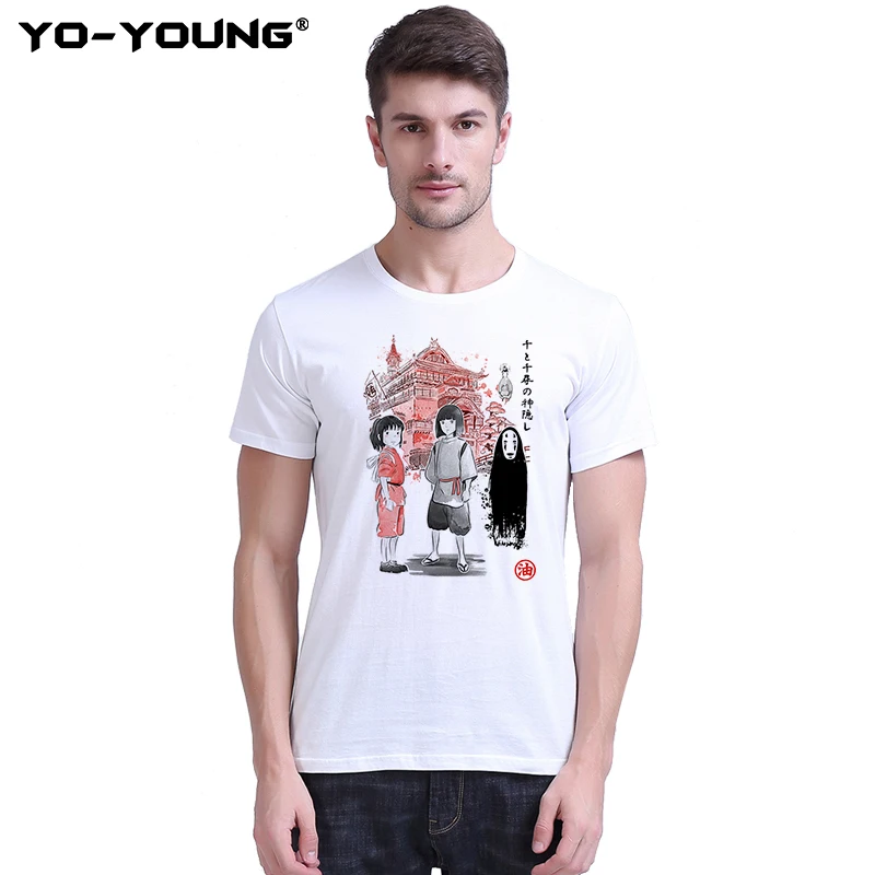 Yo Young футболки Харадзюку аниме спирид Суми Повседневная цифровая печать 100%