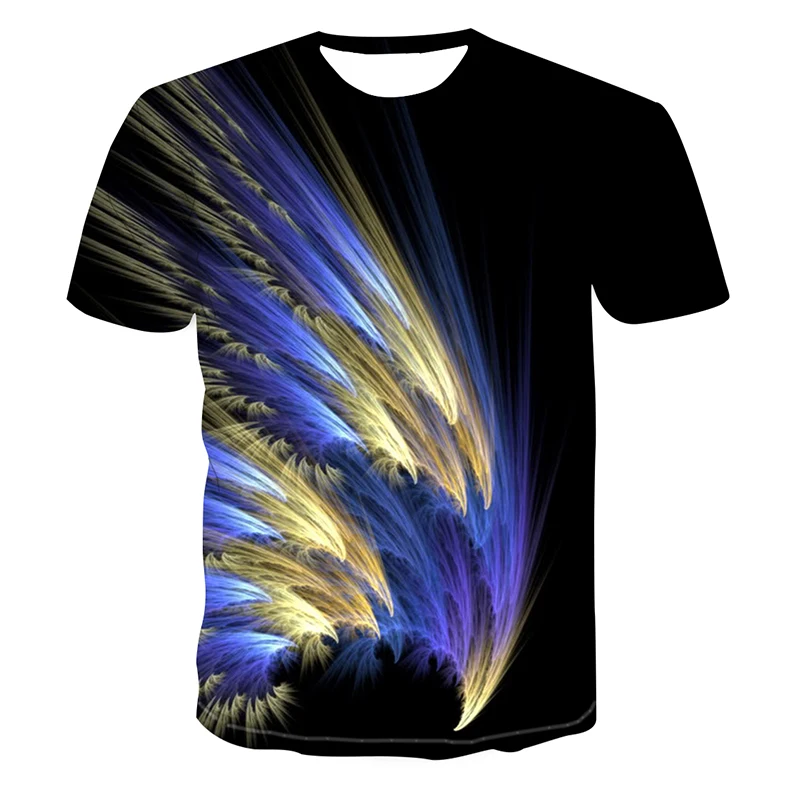 

2021 New Casual Personality T-Shirt Men's Round Neck Short-Sleeved Men's T-Shirt Summer Dripping Street Style Harajuku Loose Top