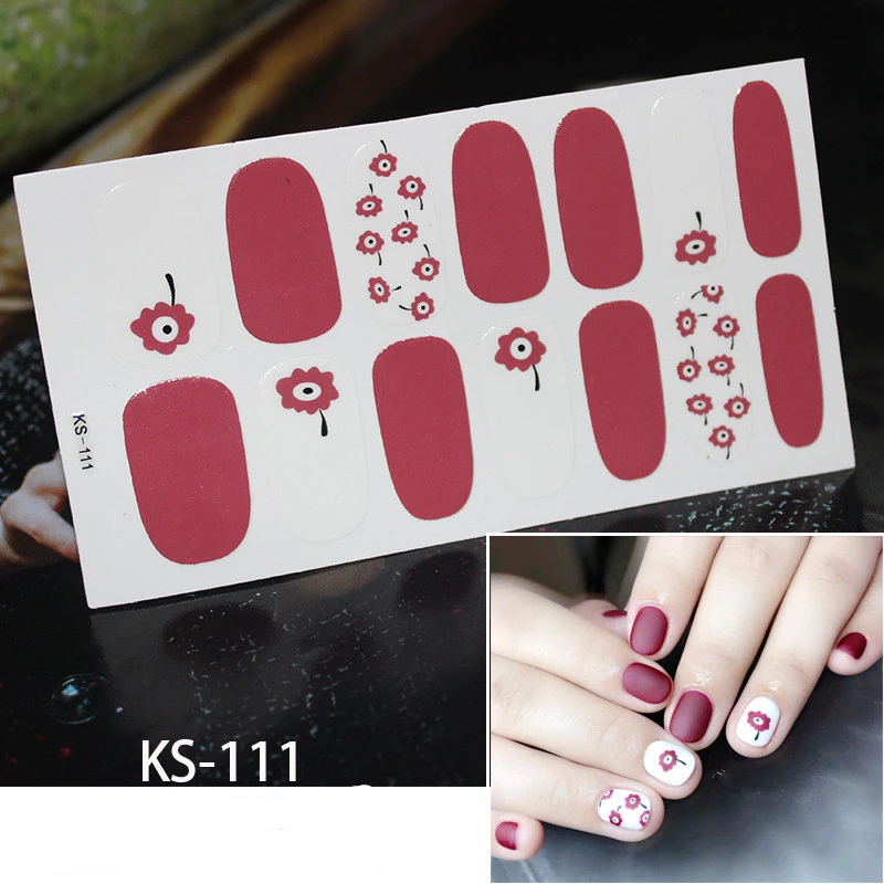 Разноцветные наклейки для ногтей маникюра самоклеящиеся настоящие полоски лака