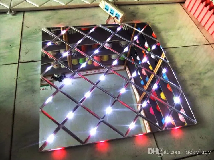 60 см * Блестящий Кристальный светодиодный Свадебный зеркальный ковер коридор