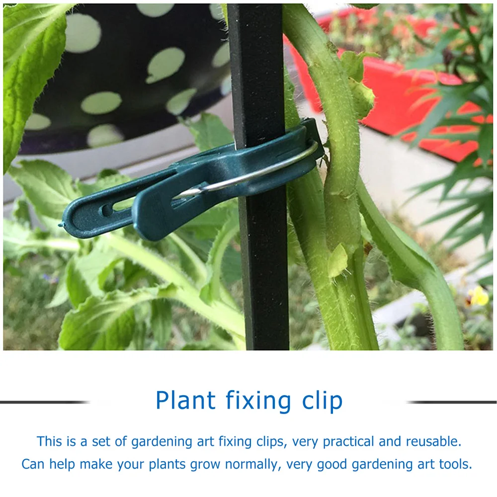

90PCS Plant Fixing Clip Garden Plants Clip Gardening Clip Set with Ties