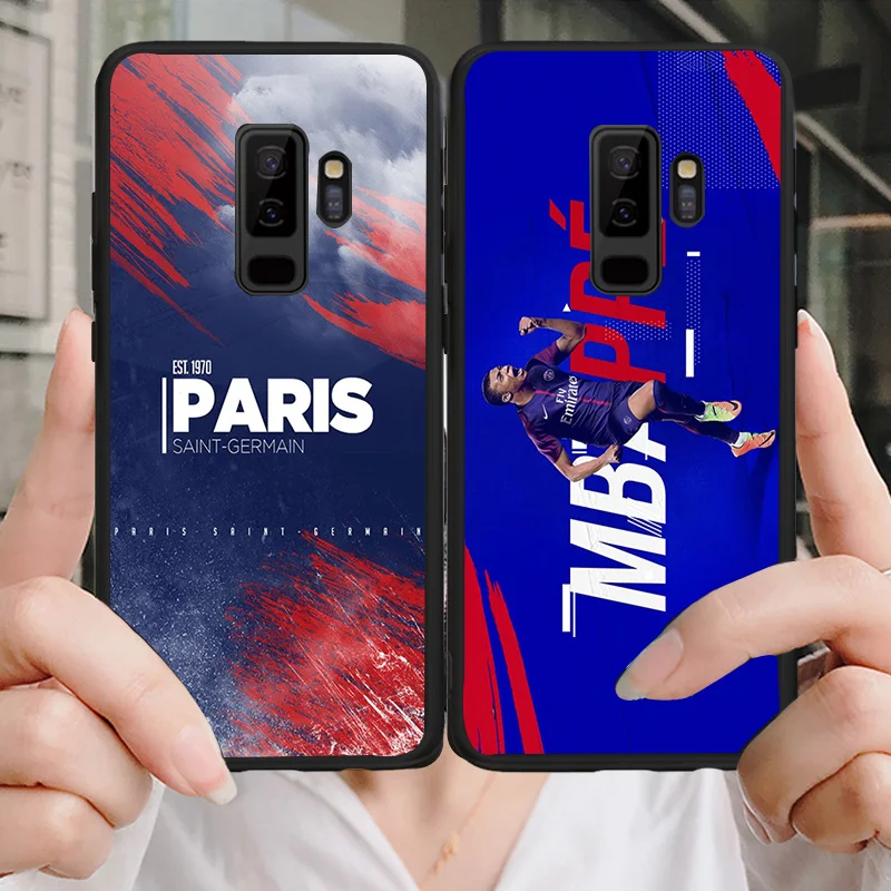 Чехол для телефона FC Париж PSG samsung Galaxy S6 S7 Edge S8 S9 Plus A3 A7 A5 A8 A9 J5 J7 S5 DIY чехол Mbappe