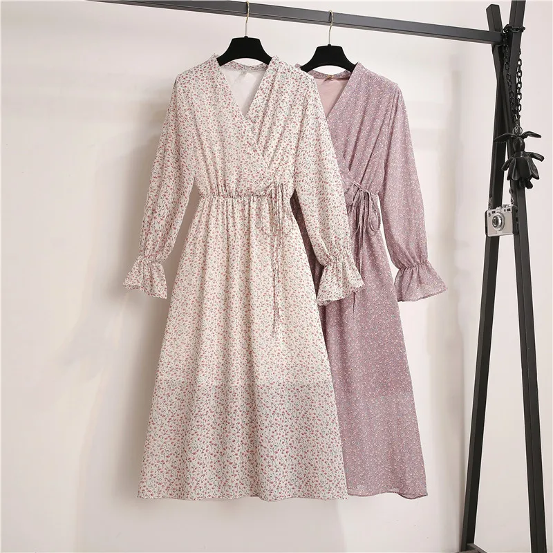 Женское повседневное шифоновое платье трапециевидной формы новая мода 2020