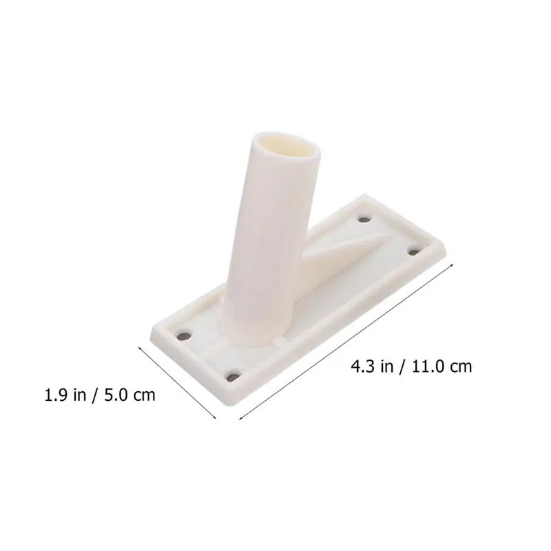 

Portable Plastic Adhesive Flag Pole Bracket Wall Mount Flagpole Holder Bracket