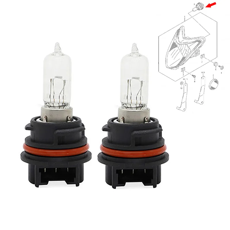 2 шт. 12 в 40/40 Вт мотоциклетная лампа фары PH11 HID белая для Honda DIO AF54-56 ZX AF35 AF38 Z4 Scooter |