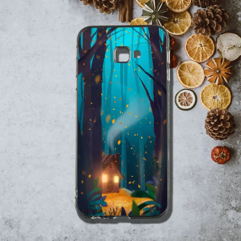 Picture 3 Природа лес дом чехол для телефона из мягкого силикона ТПУ с рисунком мобильный чехол для телефона для samsung Galaxy A3 A5 A7 J1 J2 J3 J4 J5 J6 J7 J8 в виде ракушки - Цвет: Picture 3