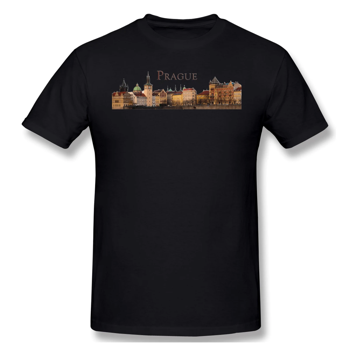 

Man Prague Old Town Skyline City, I Love Skyline, Skyline New Year, City travel Vintage T-shirts