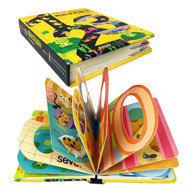 

2021 Old Animal 3D Stereo Picture Book English Education Books Children Baby Reading Book Chinese And English Bilingual