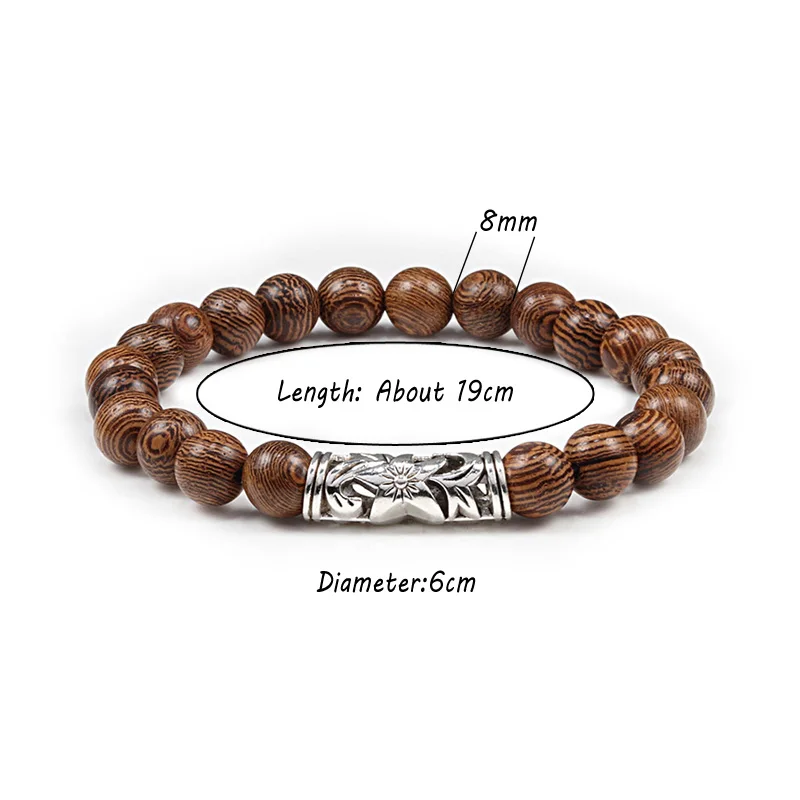 2 шт./компл. браслет из камня тигровый глаз Будда Лава бисера эластичные браслеты