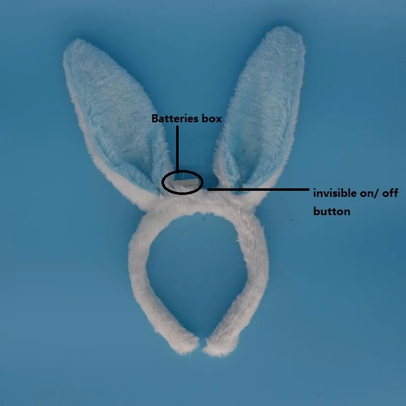 Женский светильник для девочек мигающий плюшевый пушистый заячьи кроличьи уши