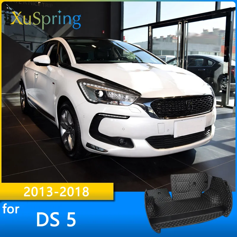 

Car Trunk Mat Cargo Liner For DS 5 2013 2014 2015 2016 2017 2018 Rear Tail Durable Boot Cover Protective Styling